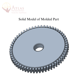 Powder-compaction-tooling_Solid-model-molded-part